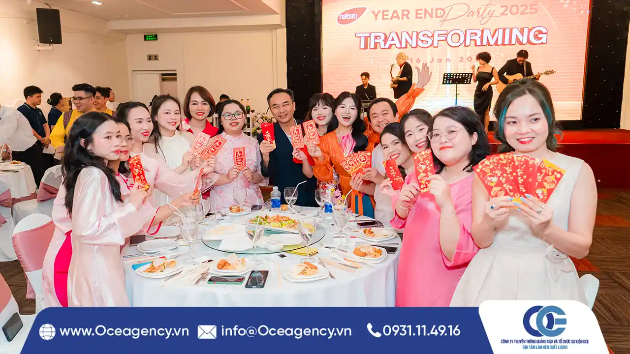 TỔ CHỨC YEAR END PARTY CÔNG TY NABATI TẠI TP.HCM