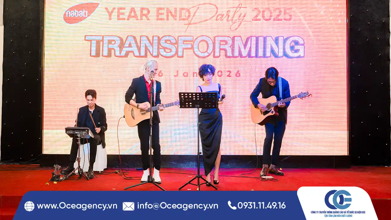 TỔ CHỨC YEAR END PARTY CÔNG TY NABATI TẠI TP.HCM