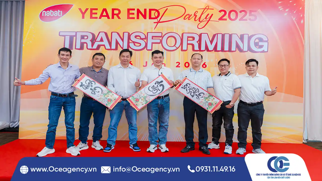 TỔ CHỨC YEAR END PARTY CÔNG TY NABATI TẠI TP.HCM