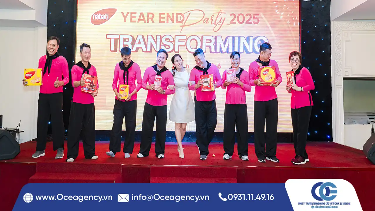 TỔ CHỨC YEAR END PARTY CÔNG TY NABATI TẠI TP.HCM
