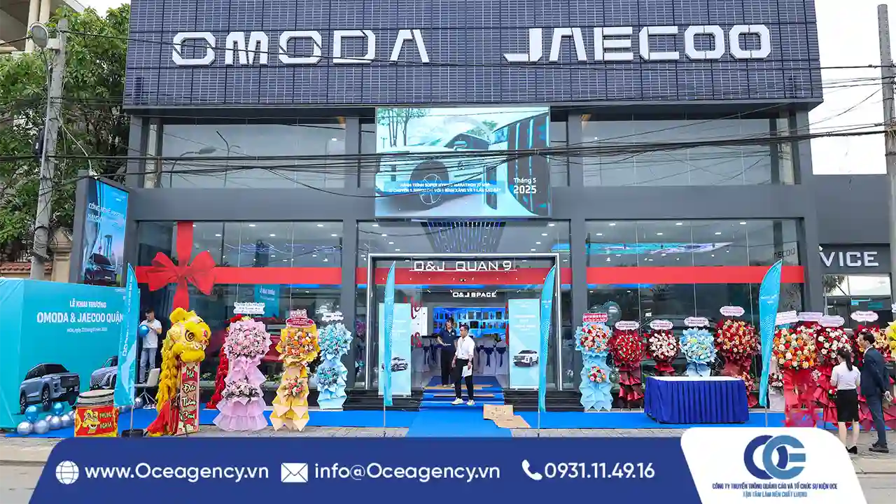 TỔ CHỨC KHAI TRƯƠNG SHOWROOM OMODA & JAECOO