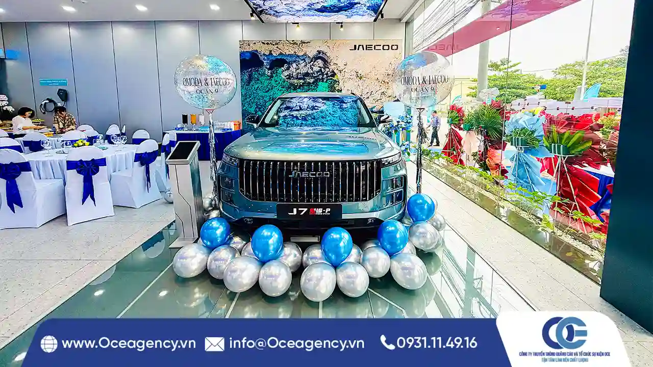 TỔ CHỨC KHAI TRƯƠNG SHOWROOM OMODA & JAECOO