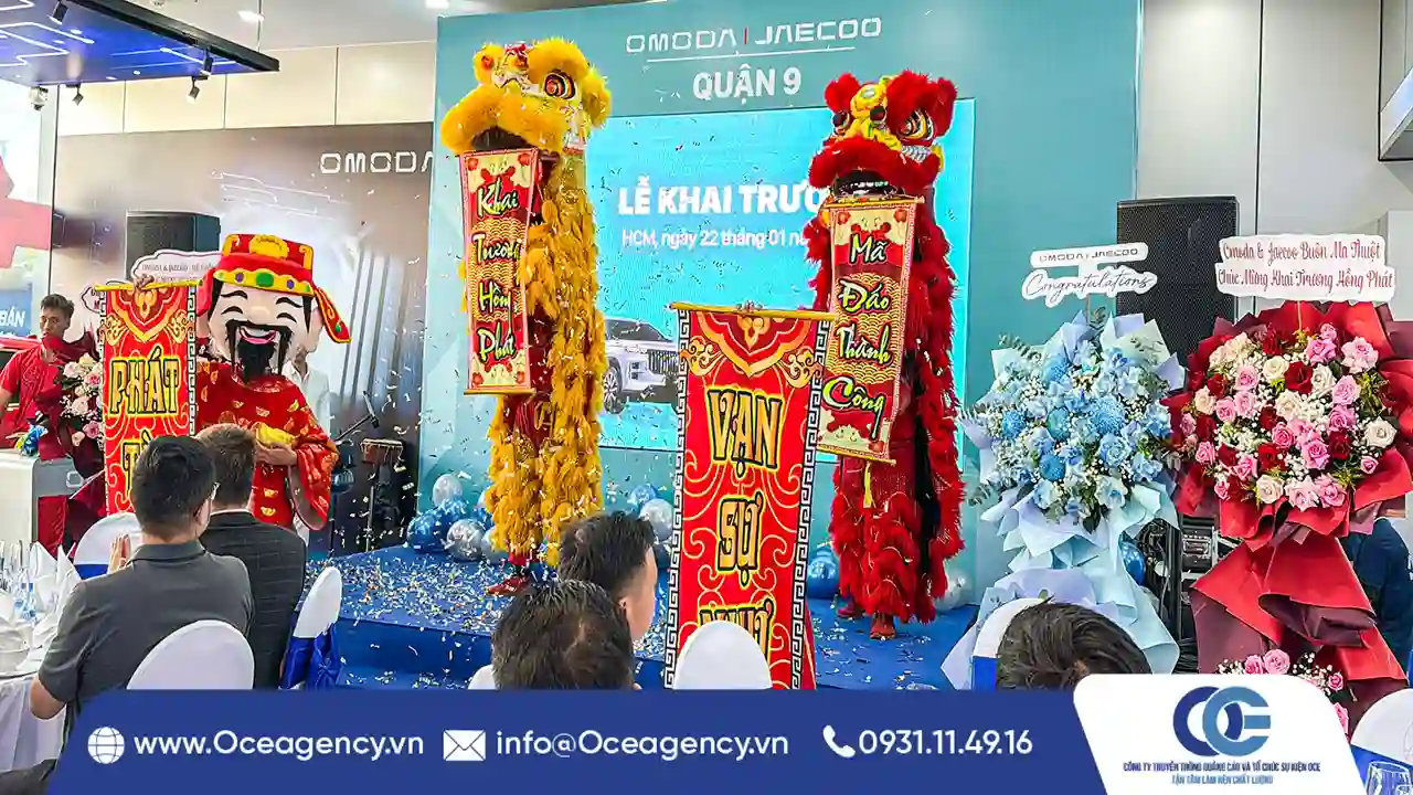 TỔ CHỨC KHAI TRƯƠNG SHOWROOM OMODA & JAECOO