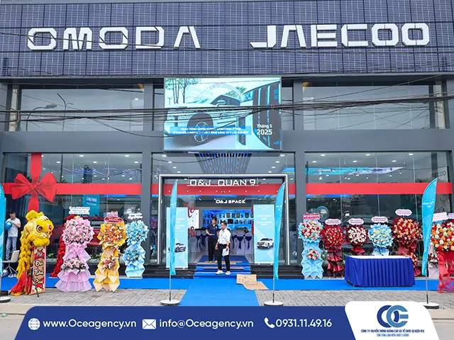 TỔ CHỨC KHAI TRƯƠNG SHOWROOM OMODA & JAECOO