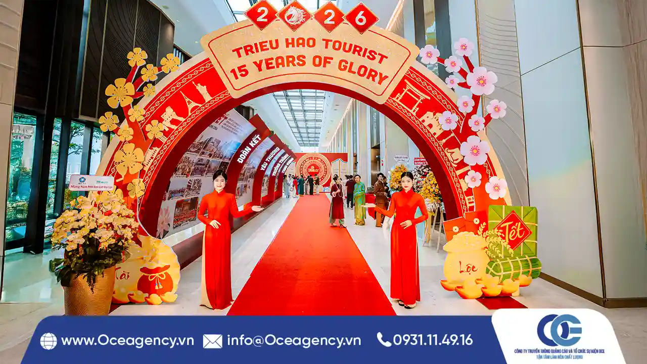 TỔ CHỨC YEP & KỶ NIỆM 15 NĂM THÀNH LẬP TRIỀU HẢO TOURIST