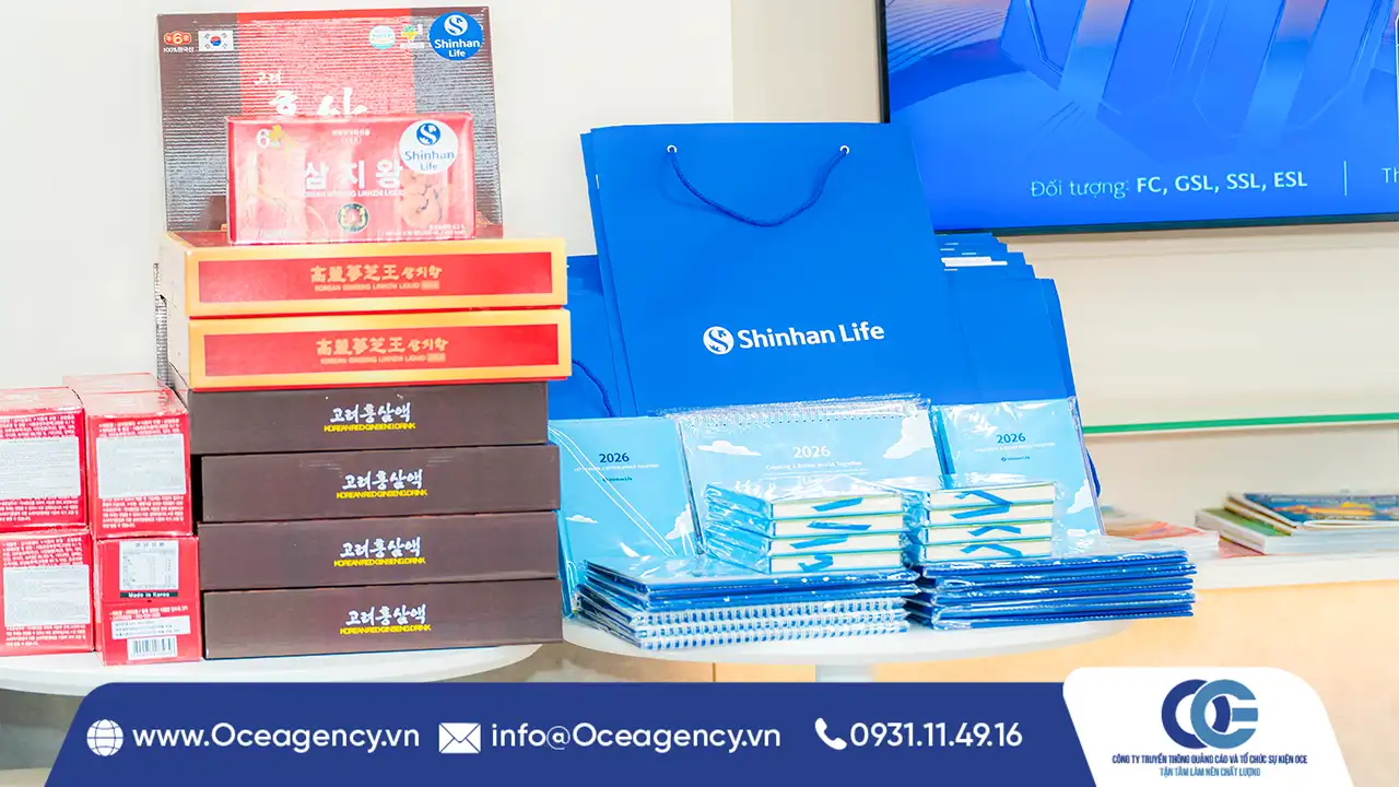 CUNG CẤP DỊCH VỤ SỰ KIỆN THƯỜNG NIÊN SHINHAN BANK