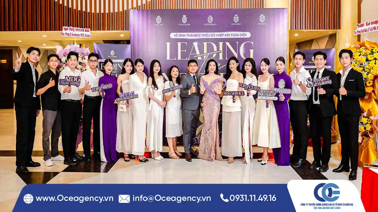 DỊCH VỤ CUNG CẤP PG–PB SỰ KIỆN CỦA MDG