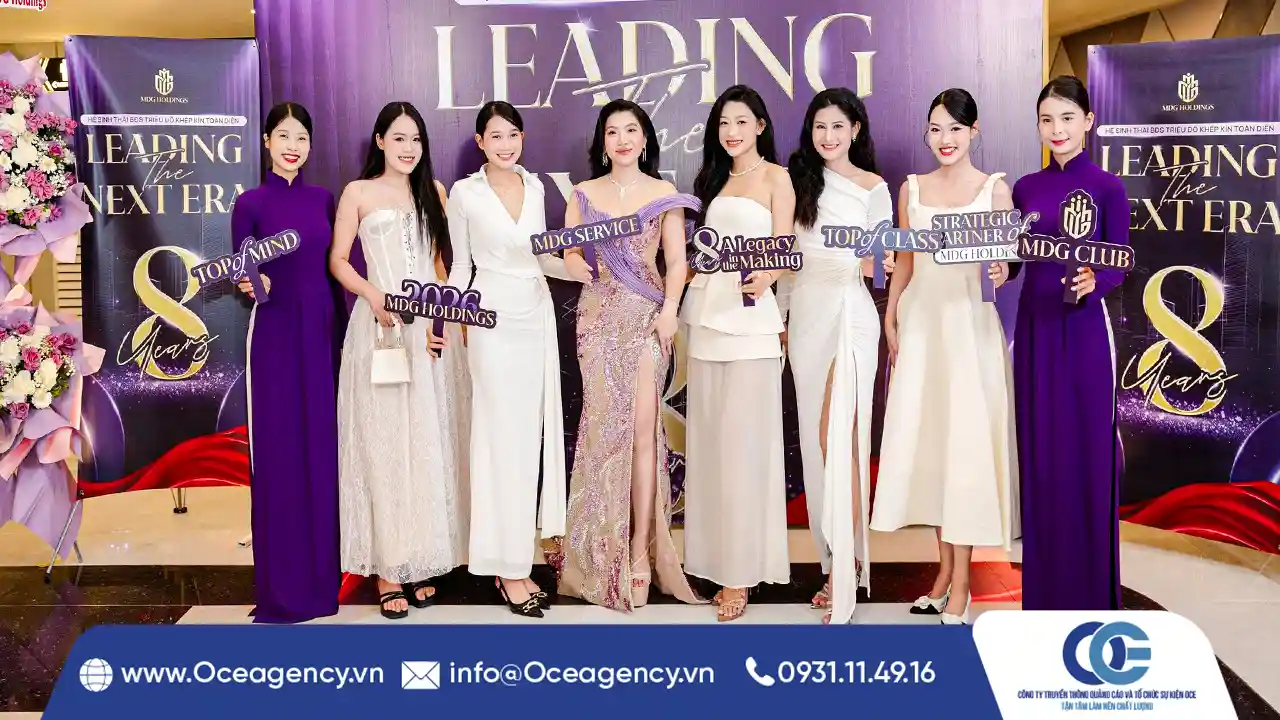 DỊCH VỤ CUNG CẤP PG–PB SỰ KIỆN CỦA MDG