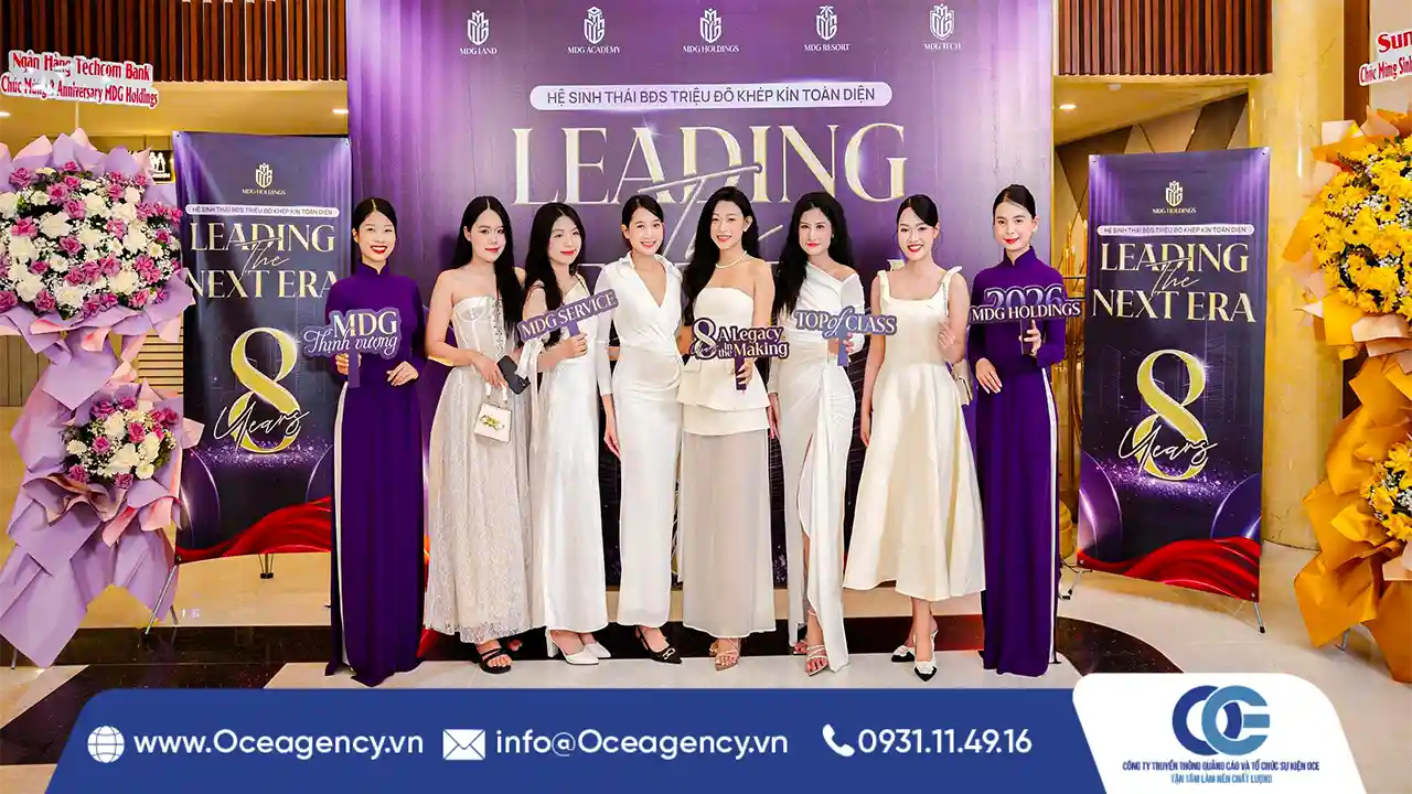 DỊCH VỤ CUNG CẤP PG–PB SỰ KIỆN CỦA MDG