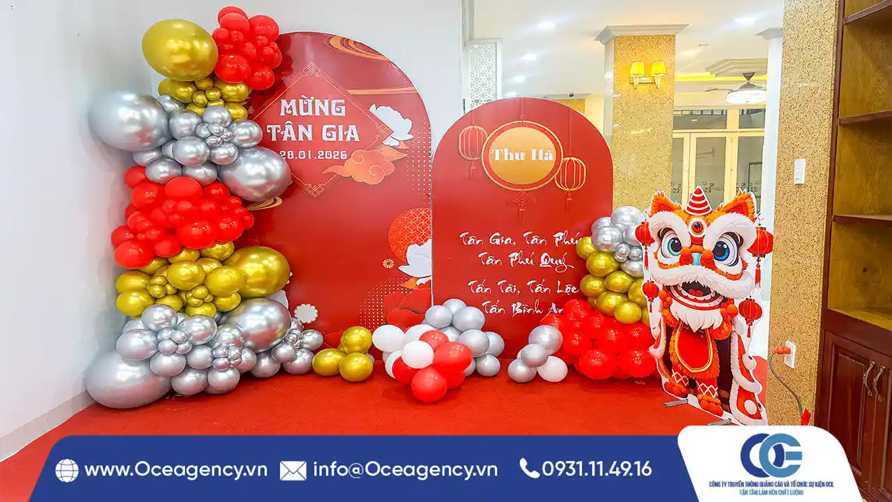 TỔ CHỨC TIỆC TÂN GIA THU HÀ RESIDENCE TẠI TP.HCM