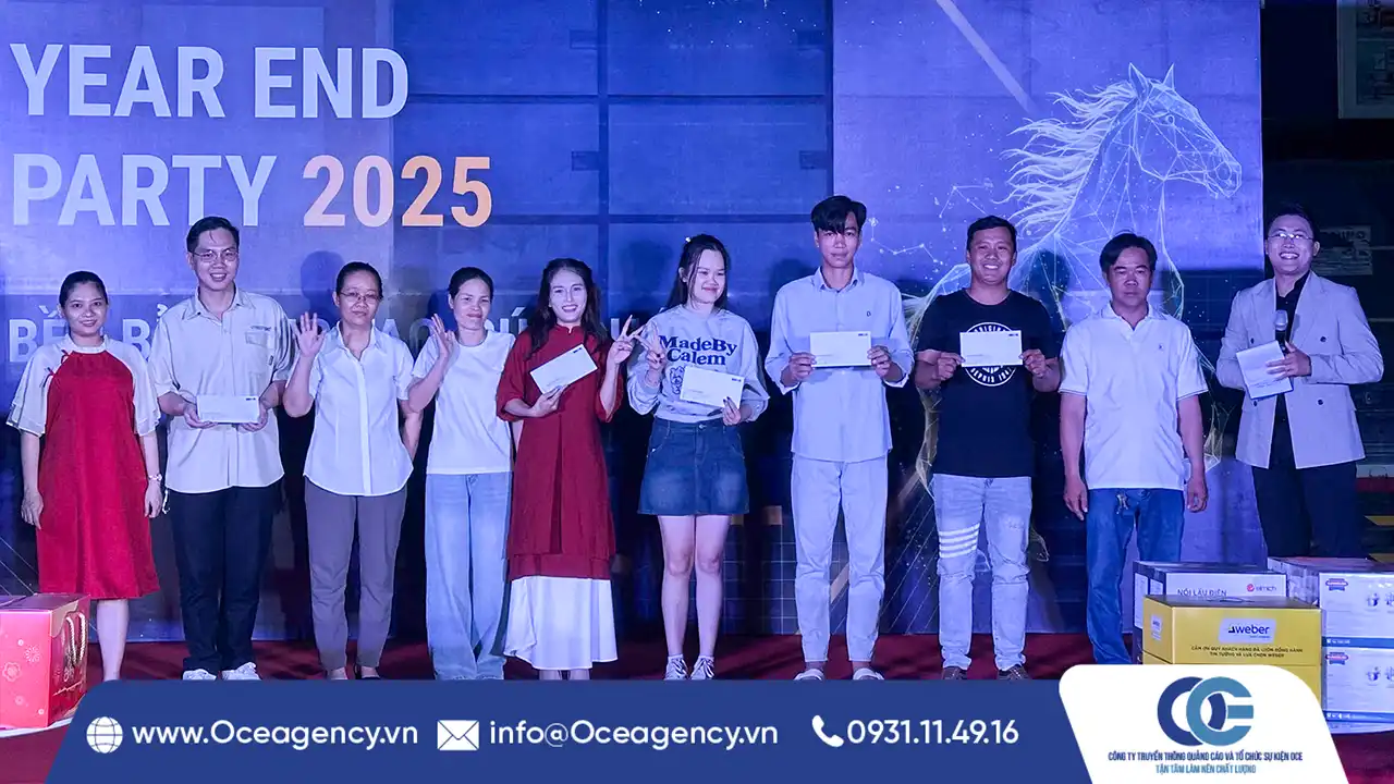 TỔ CHỨC YEAR END PARTY CÔNG TY CƠN MƯA NHỎ TP.HCM