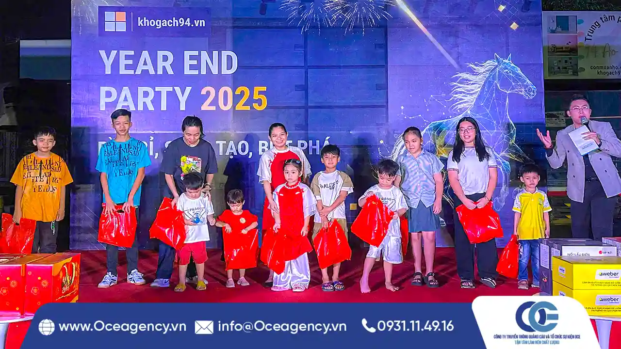 TỔ CHỨC YEAR END PARTY CÔNG TY CƠN MƯA NHỎ TP.HCM