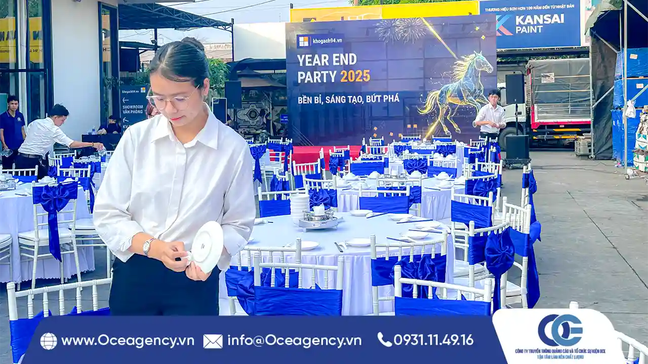 TỔ CHỨC YEAR END PARTY CÔNG TY CƠN MƯA NHỎ TP.HCM