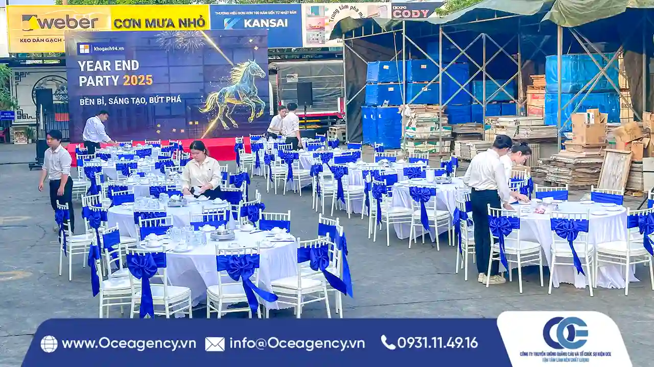 TỔ CHỨC YEAR END PARTY CÔNG TY CƠN MƯA NHỎ TP.HCM