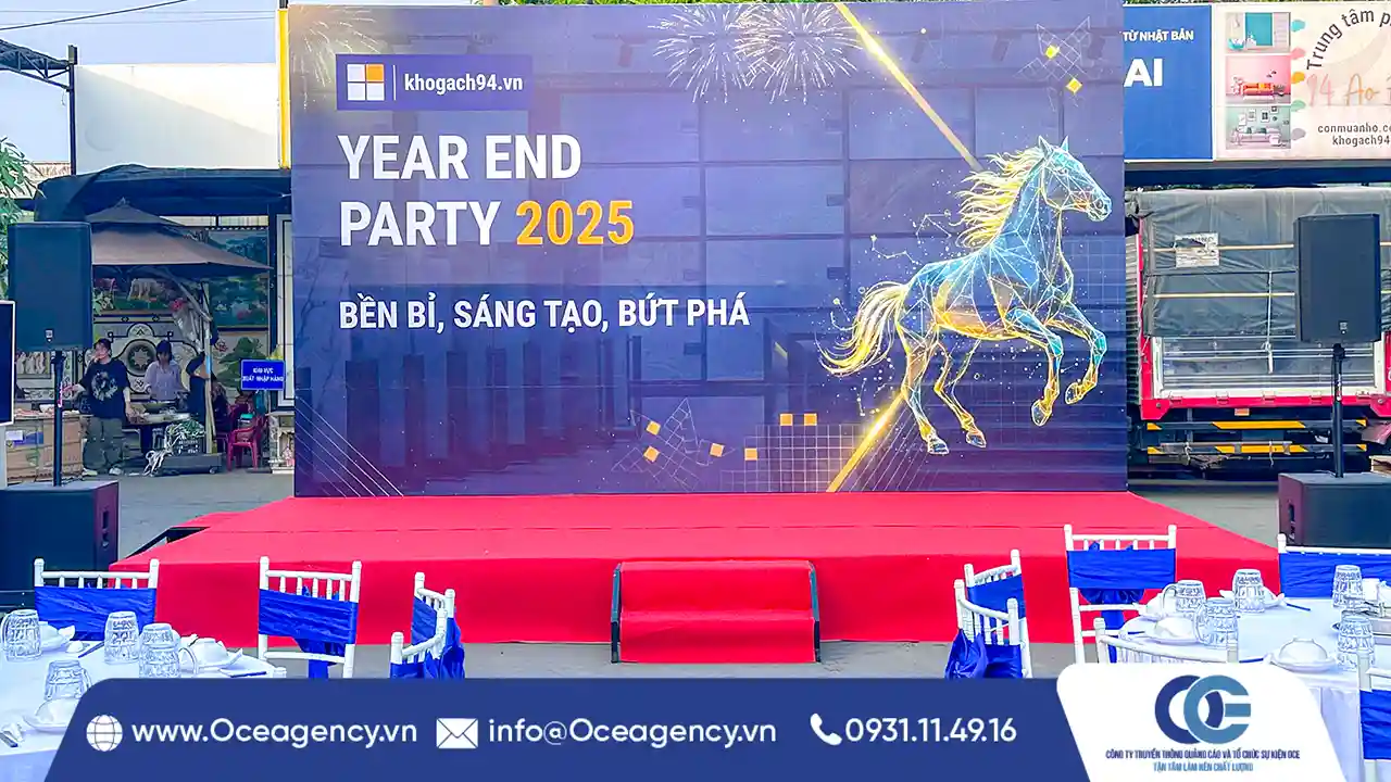 TỔ CHỨC YEAR END PARTY CÔNG TY CƠN MƯA NHỎ TP.HCM