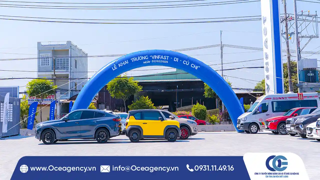 TỔ CHỨC KHAI TRƯƠNG VINFAST D1 – CỦ CHI