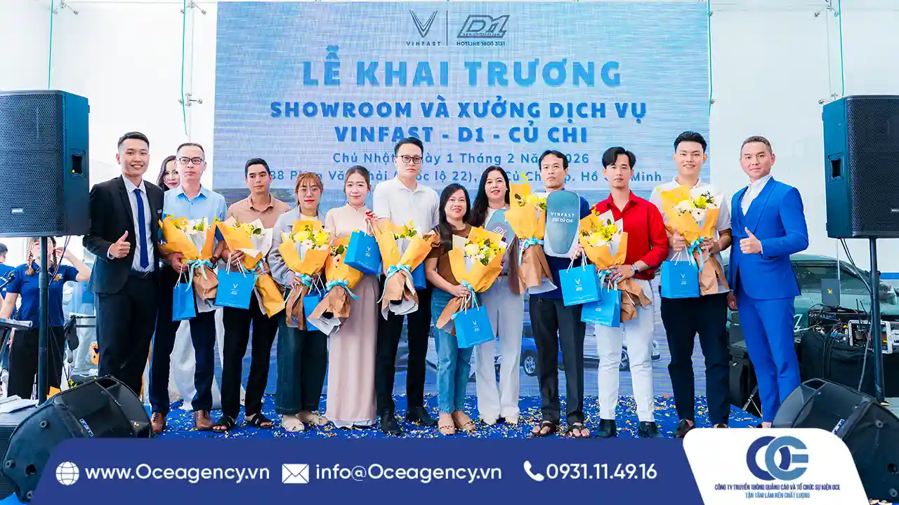 TỔ CHỨC KHAI TRƯƠNG VINFAST D1 – CỦ CHI