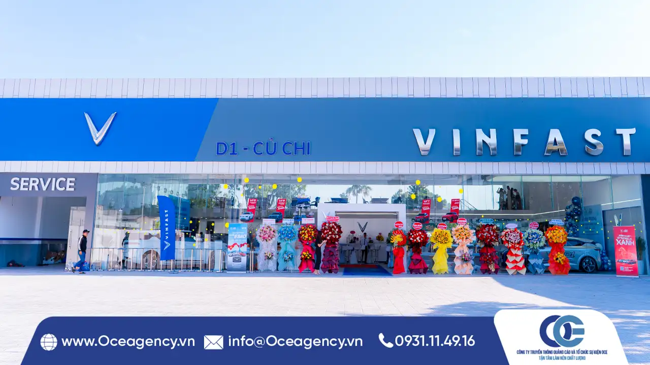 TỔ CHỨC KHAI TRƯƠNG VINFAST D1 – CỦ CHI