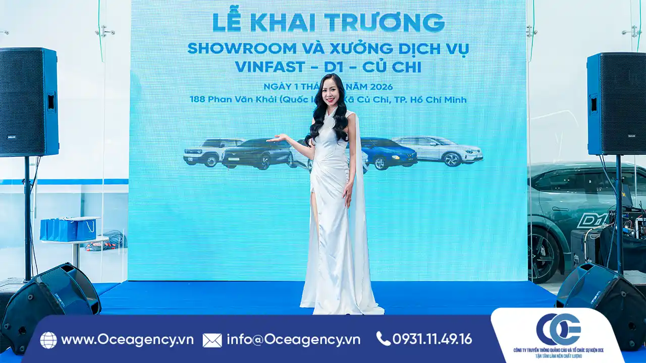TỔ CHỨC KHAI TRƯƠNG VINFAST D1 – CỦ CHI
