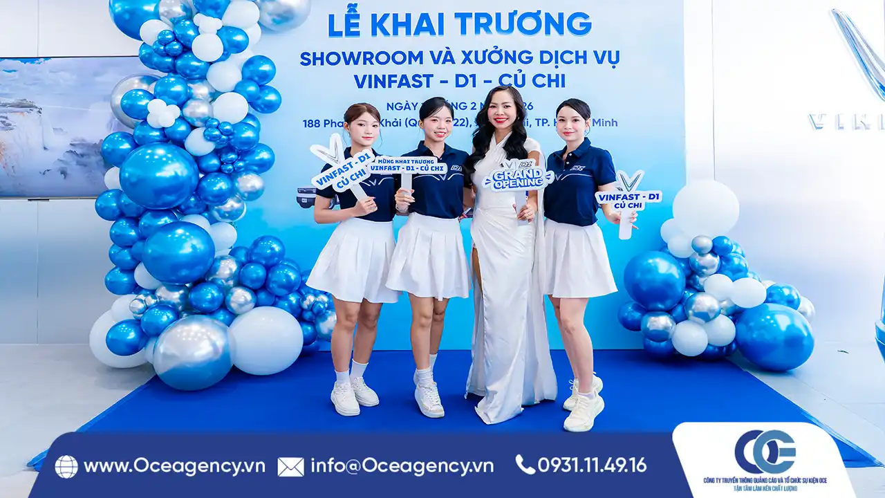 TỔ CHỨC KHAI TRƯƠNG VINFAST D1 – CỦ CHI