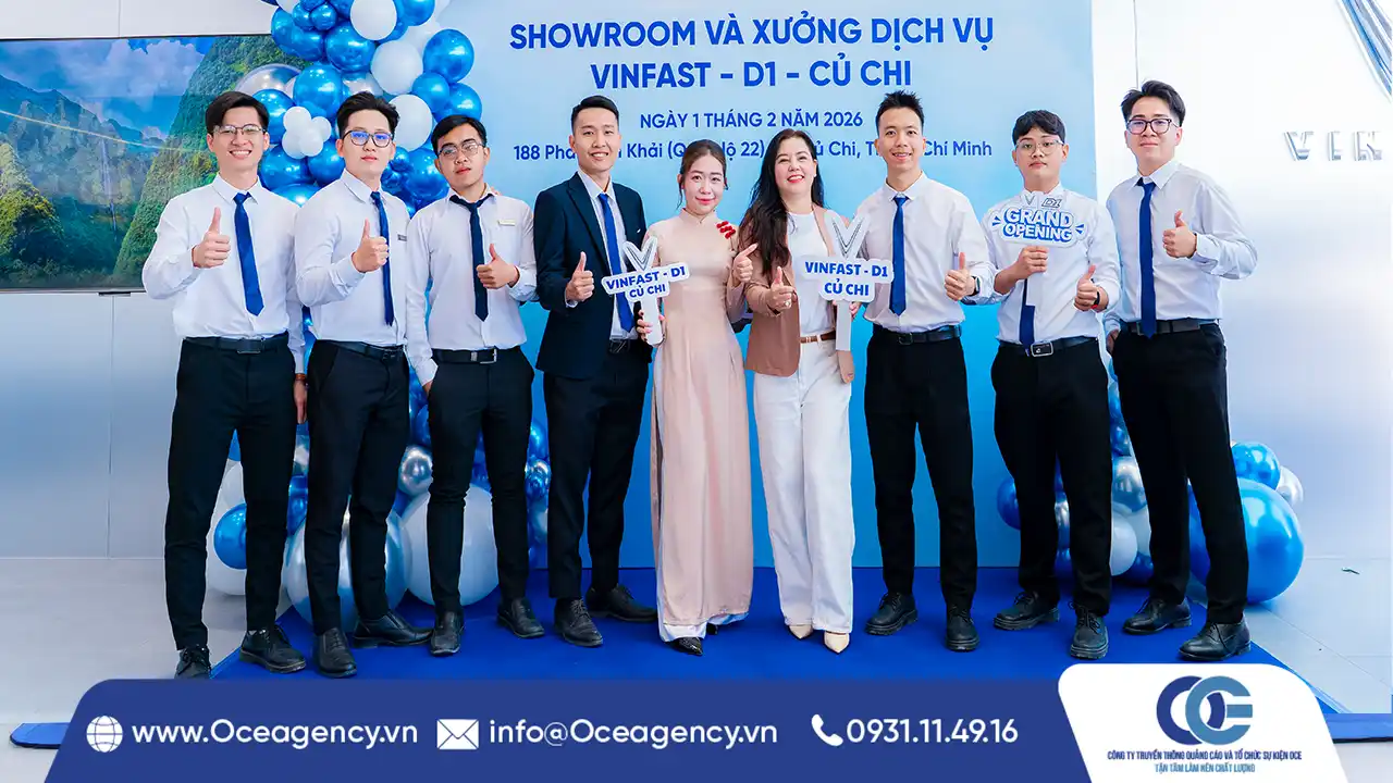 TỔ CHỨC KHAI TRƯƠNG VINFAST D1 – CỦ CHI