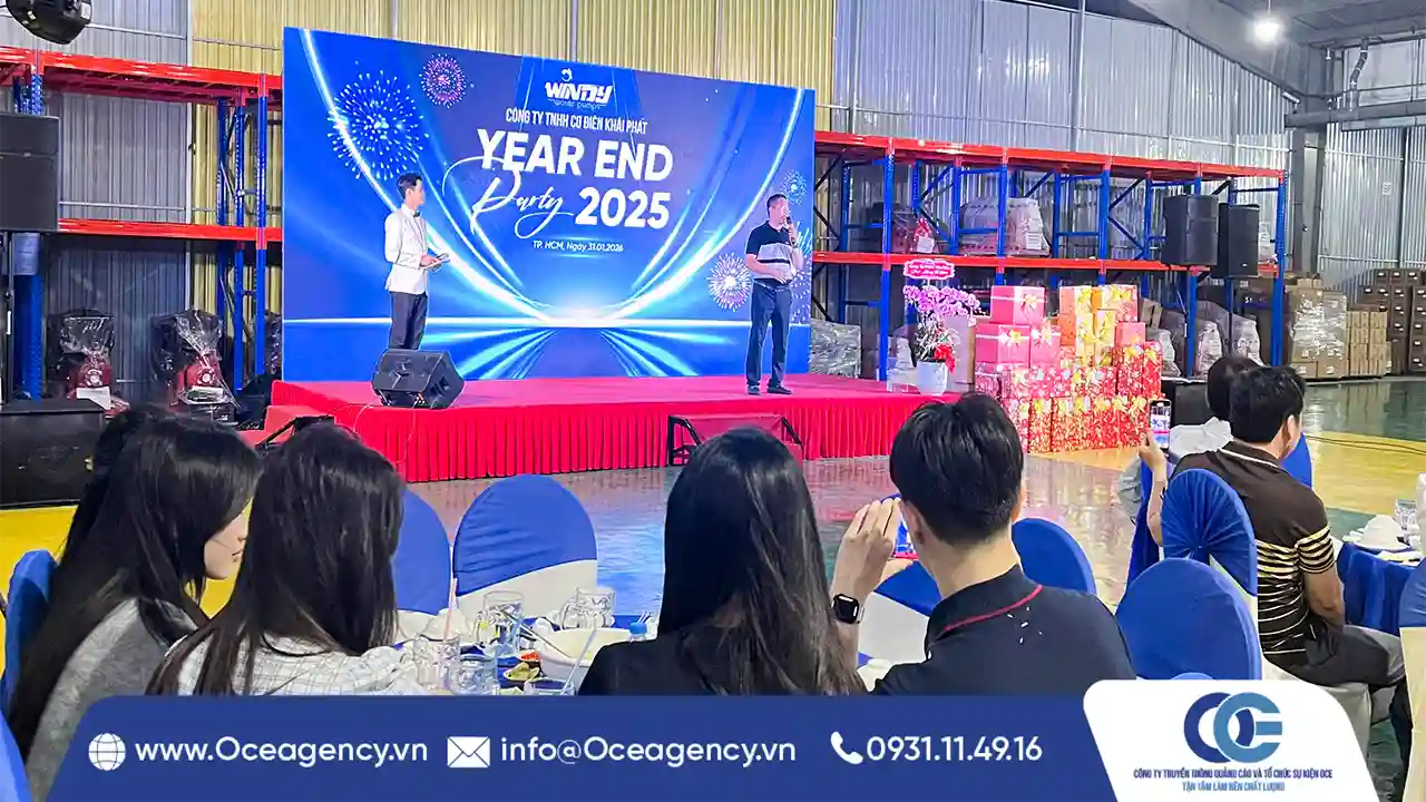 TỔ CHỨC YEAR END PARTY CÔNG TY CƠ ĐIỆN KHẢI PHÁT