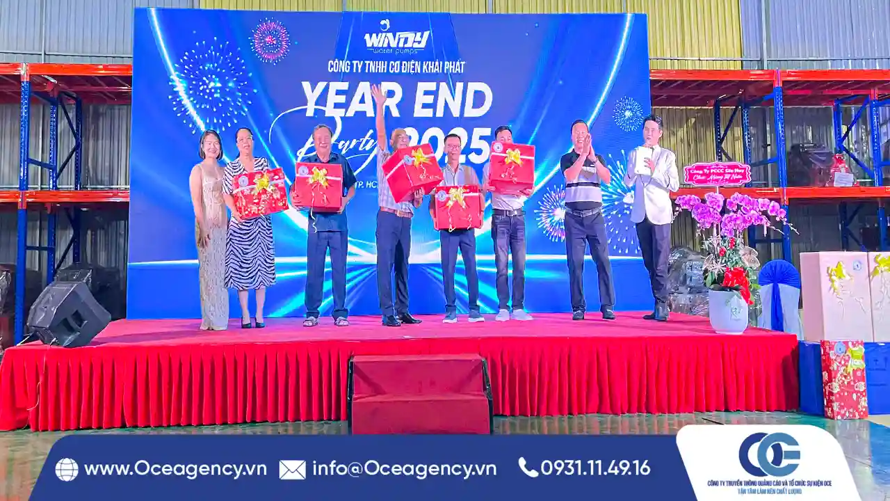 TỔ CHỨC YEAR END PARTY CÔNG TY CƠ ĐIỆN KHẢI PHÁT