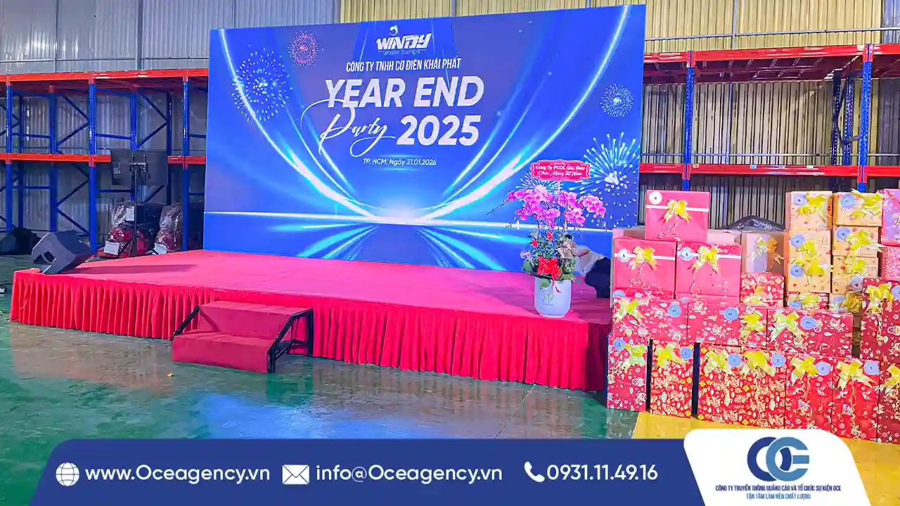 TỔ CHỨC YEAR END PARTY CÔNG TY CƠ ĐIỆN KHẢI PHÁT