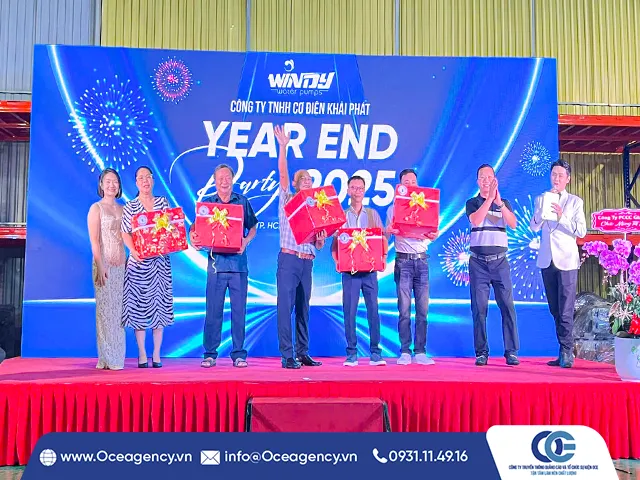 TỔ CHỨC YEAR END PARTY CÔNG TY CƠ ĐIỆN KHẢI PHÁT