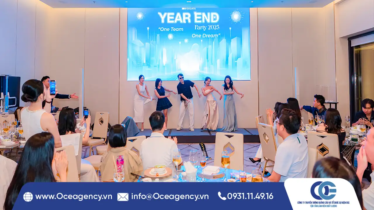 TỔ CHỨC YEAR END PARTY CÔNG TY BOXGATE