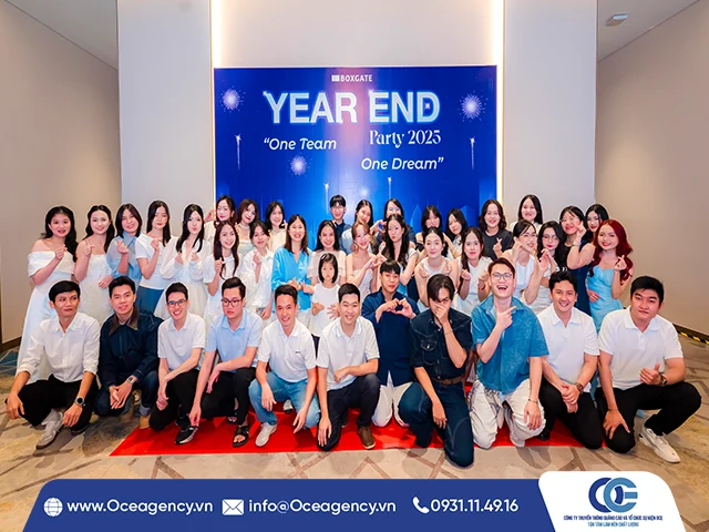 TỔ CHỨC YEAR END PARTY CÔNG TY BOXGATE
