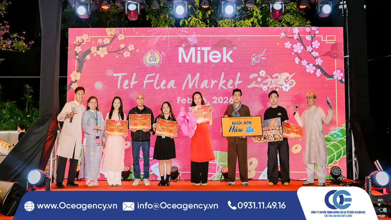 TỔ CHỨC SỰ KIỆN TẾT FLEA MARKET MITEK VIỆT NAM