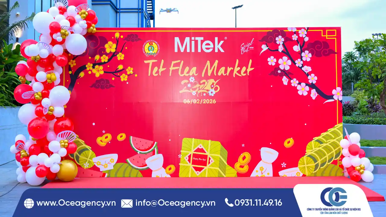 TỔ CHỨC SỰ KIỆN TẾT FLEA MARKET MITEK VIỆT NAM