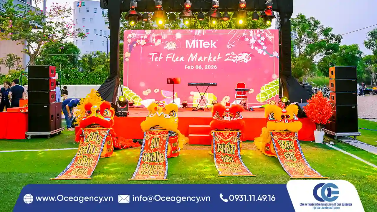 TỔ CHỨC SỰ KIỆN TẾT FLEA MARKET MITEK VIỆT NAM