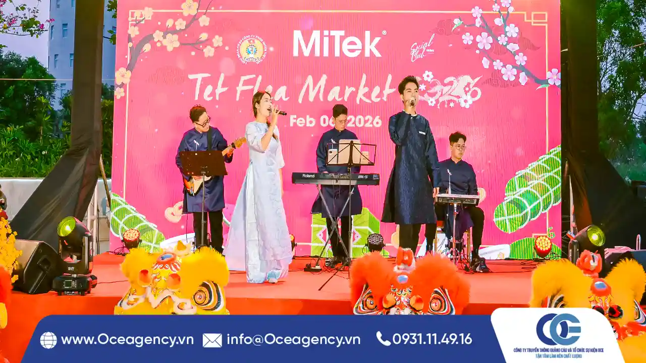 TỔ CHỨC SỰ KIỆN TẾT FLEA MARKET MITEK VIỆT NAM