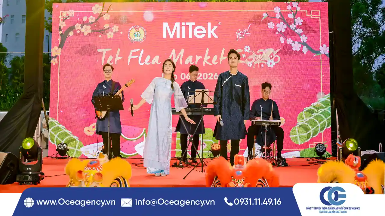 TỔ CHỨC SỰ KIỆN TẾT FLEA MARKET MITEK VIỆT NAM