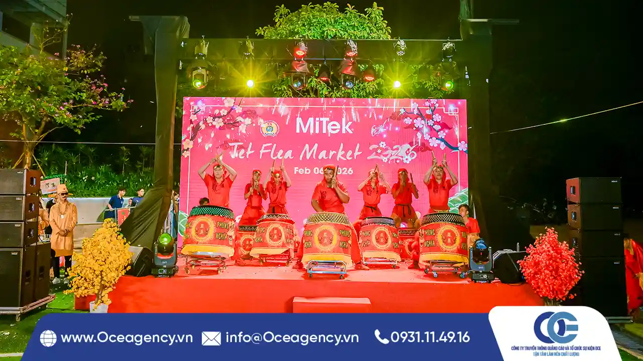 TỔ CHỨC SỰ KIỆN TẾT FLEA MARKET MITEK VIỆT NAM
