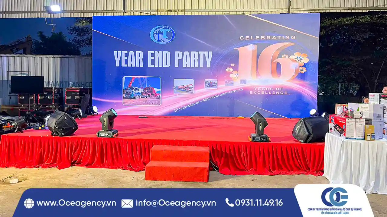 TỔ CHỨC YEAR END PARTY CÔNG TY TRUNG THUẬN