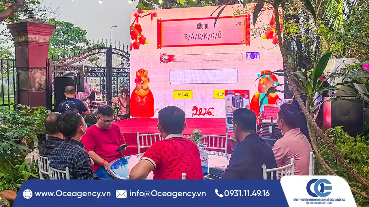 TỔ CHỨC YEAR END PARTY CÔNG TY CAO HÙNG