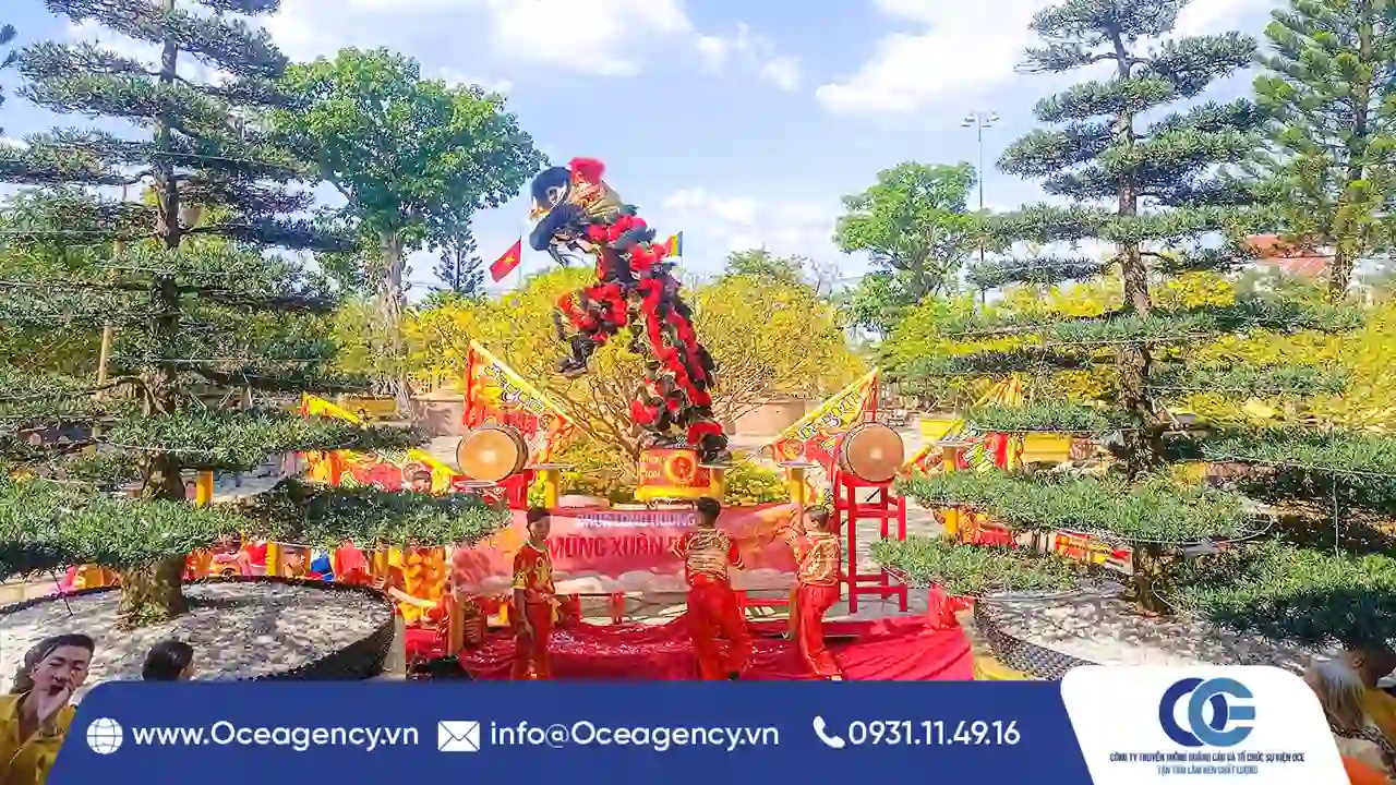 DỊCH VỤ MÚA LÂN KHAI XUÂN CHÙA LONG HƯƠNG