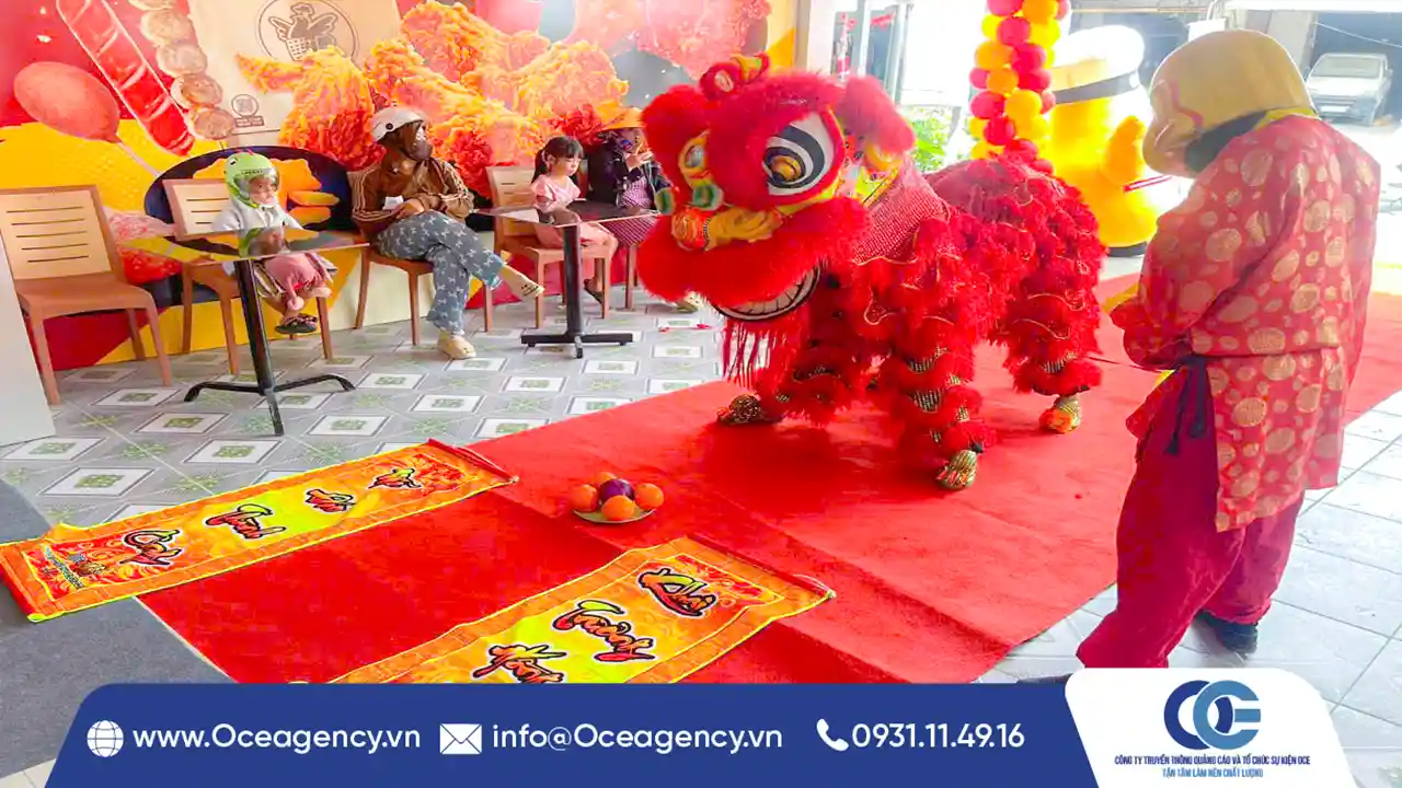 CUNG CẤP MÚA LÂN KHAI TRƯƠNG FIVE STAR CẦN THƠ