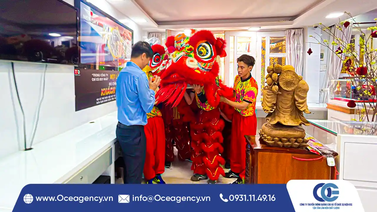 CUNG CẤP MÚA LÂN KHAI XUÂN TRẦN ĐỨC WATCH QUẬN 10