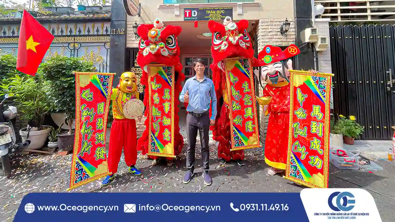 CUNG CẤP MÚA LÂN KHAI XUÂN TRẦN ĐỨC WATCH QUẬN 10