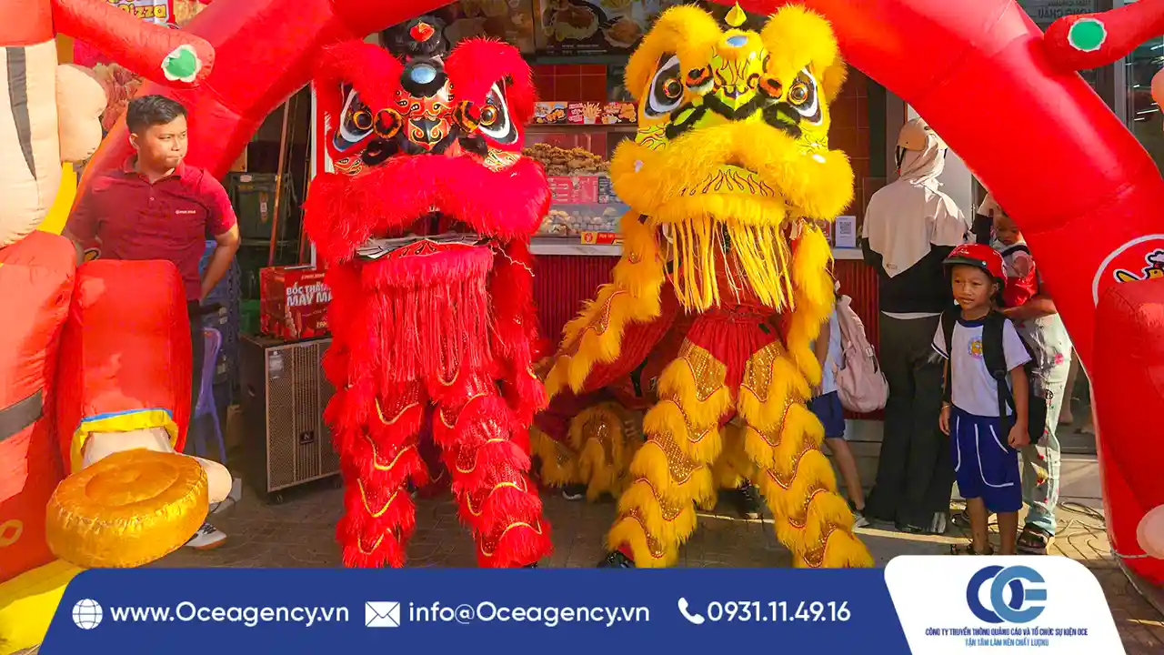 CUNG CẤP MÚA LÂN KHAI TRƯƠNG FIVE STAR TÂY NINH