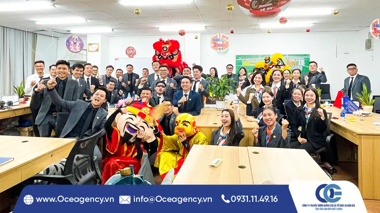 CUNG CẤP MÚA LÂN KHAI XUÂN SG HOLDING TẠI HCM