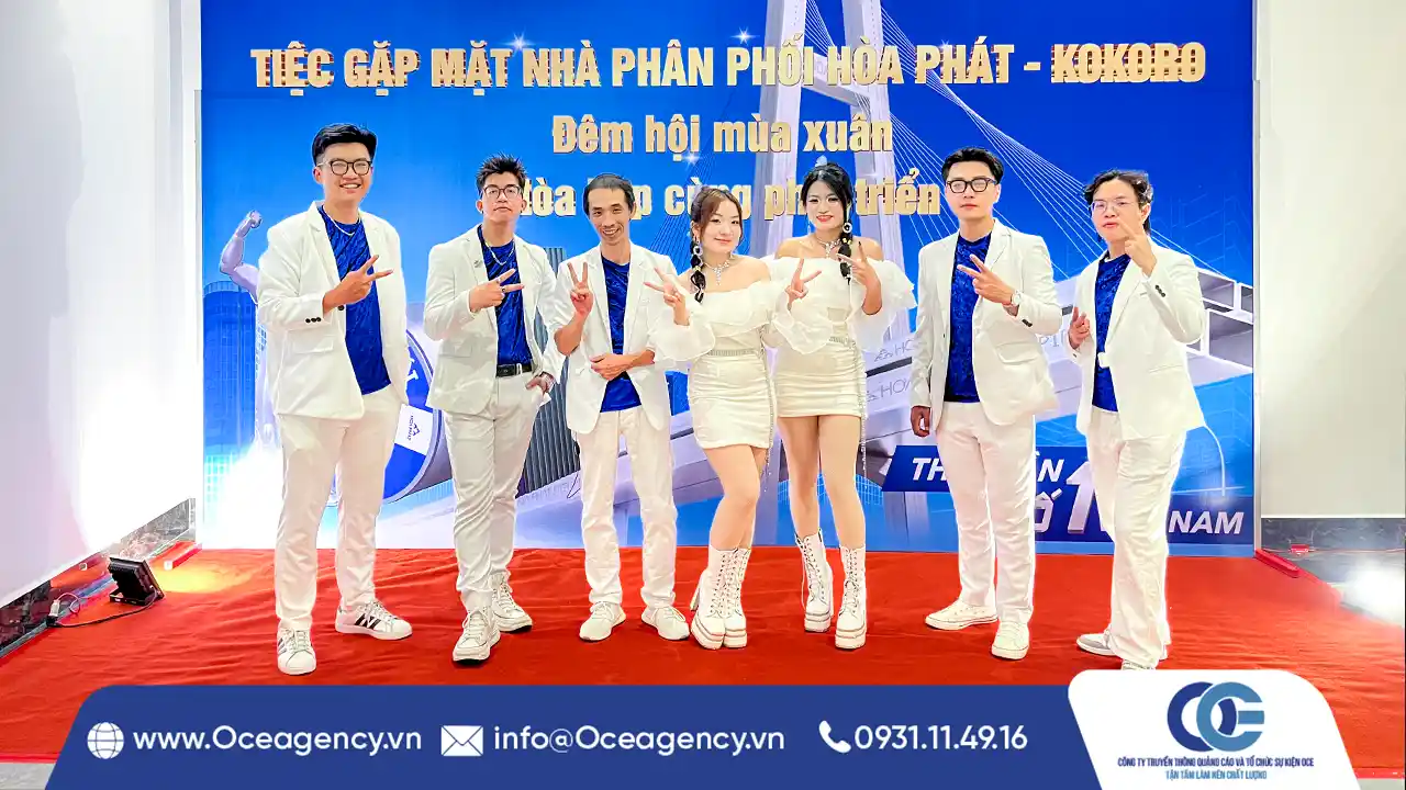 CUNG CẤP BAND NHẠC BIỂU DIỄN TIỆC THÂN MẬT HÒA PHÁT - KOKORO
