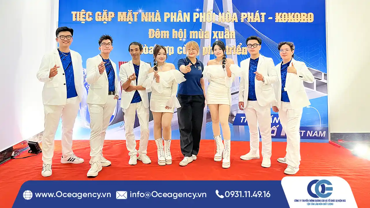 CUNG CẤP BAND NHẠC BIỂU DIỄN TIỆC THÂN MẬT HÒA PHÁT - KOKORO