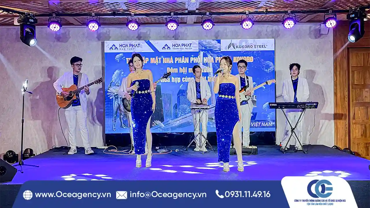 CUNG CẤP BAND NHẠC BIỂU DIỄN TIỆC THÂN MẬT HÒA PHÁT - KOKORO