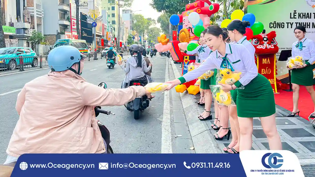 CUNG CẤP PG LỄ KHAI TRƯƠNG CÔNG TY XANH VISA TP.HCM