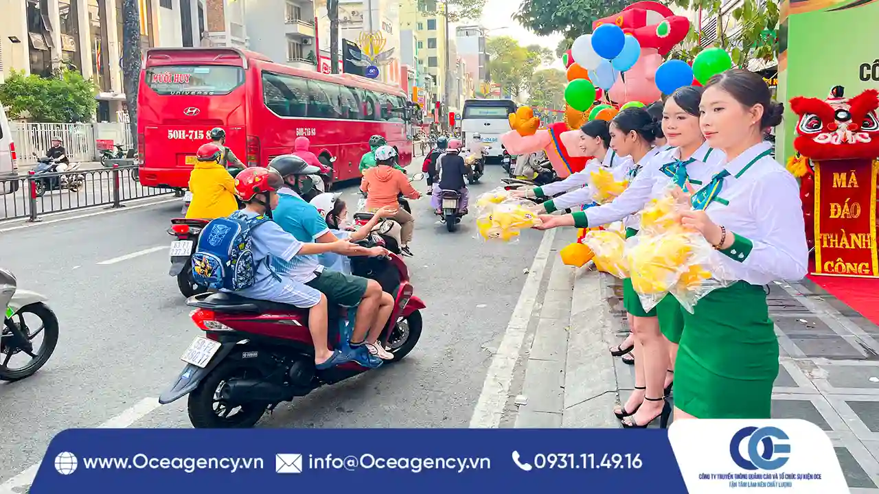 CUNG CẤP PG LỄ KHAI TRƯƠNG CÔNG TY XANH VISA TP.HCM